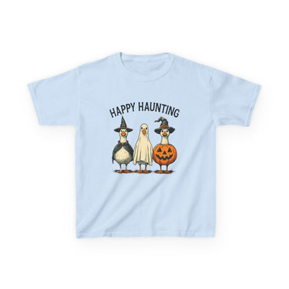 Happy Haunting Goose Halloween Kids Tee