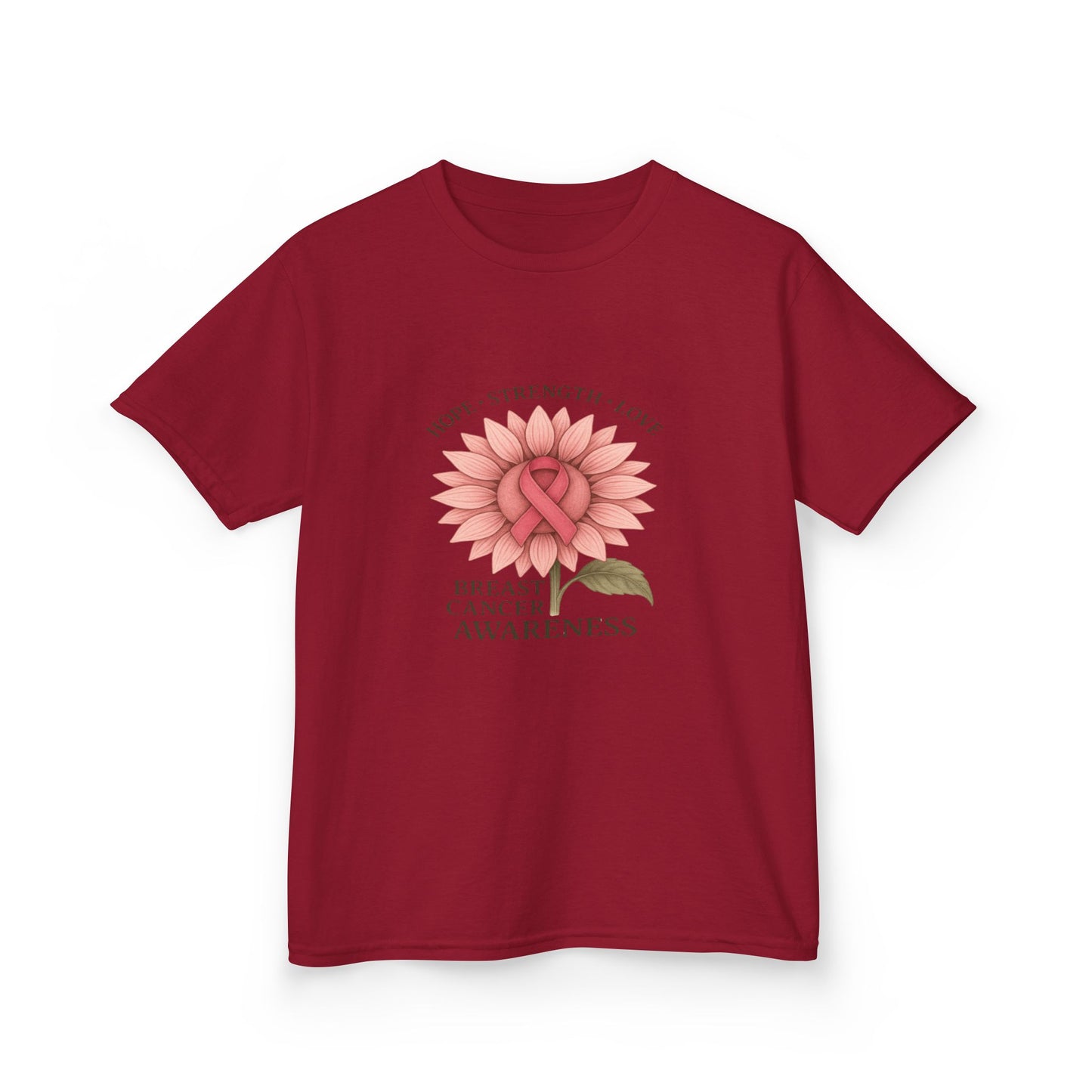 Breast Cancer Awareness Dino Tee - Hope, Strength, Love