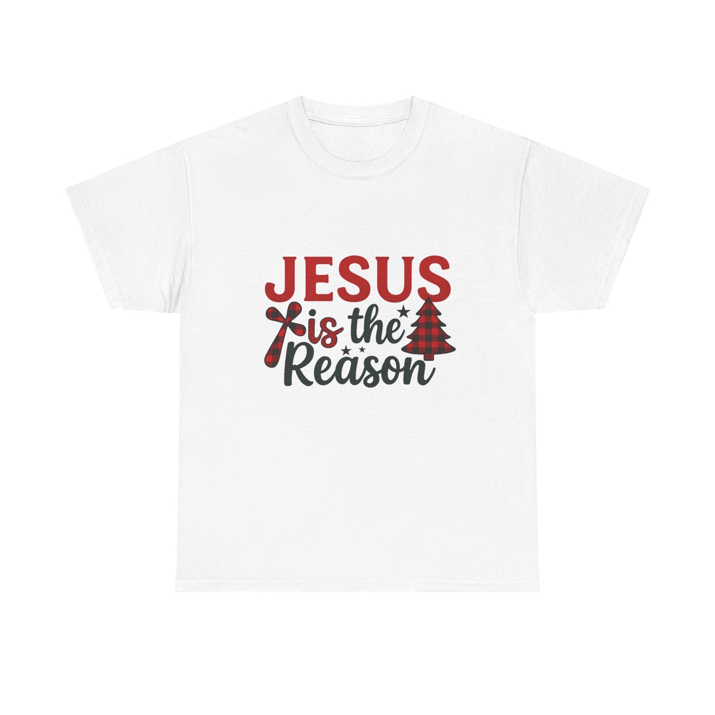 Jesus is the Reason Christmas Tee - Faith-Based Holiday Gift