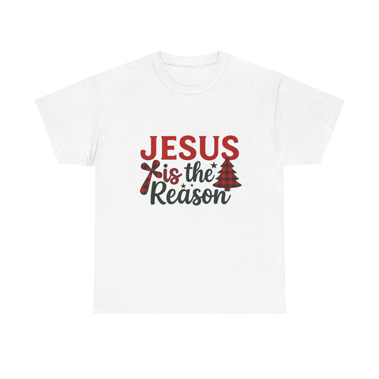 Jesus is the Reason Christmas Tee - Faith-Based Holiday Gift