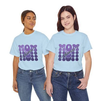 MOM Dance – Purple Letter Stage Spirit Tee