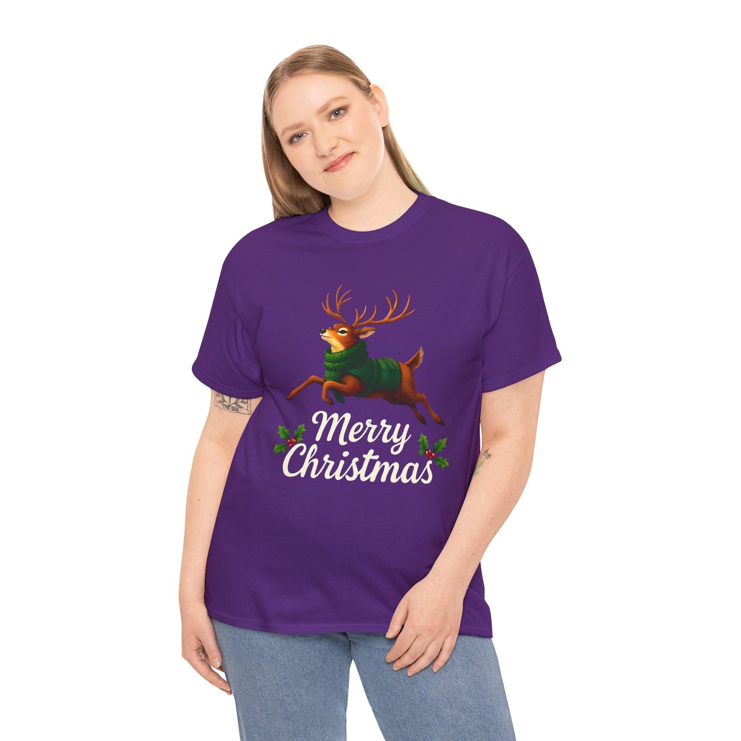 Merry Christmas Reindeer Tee