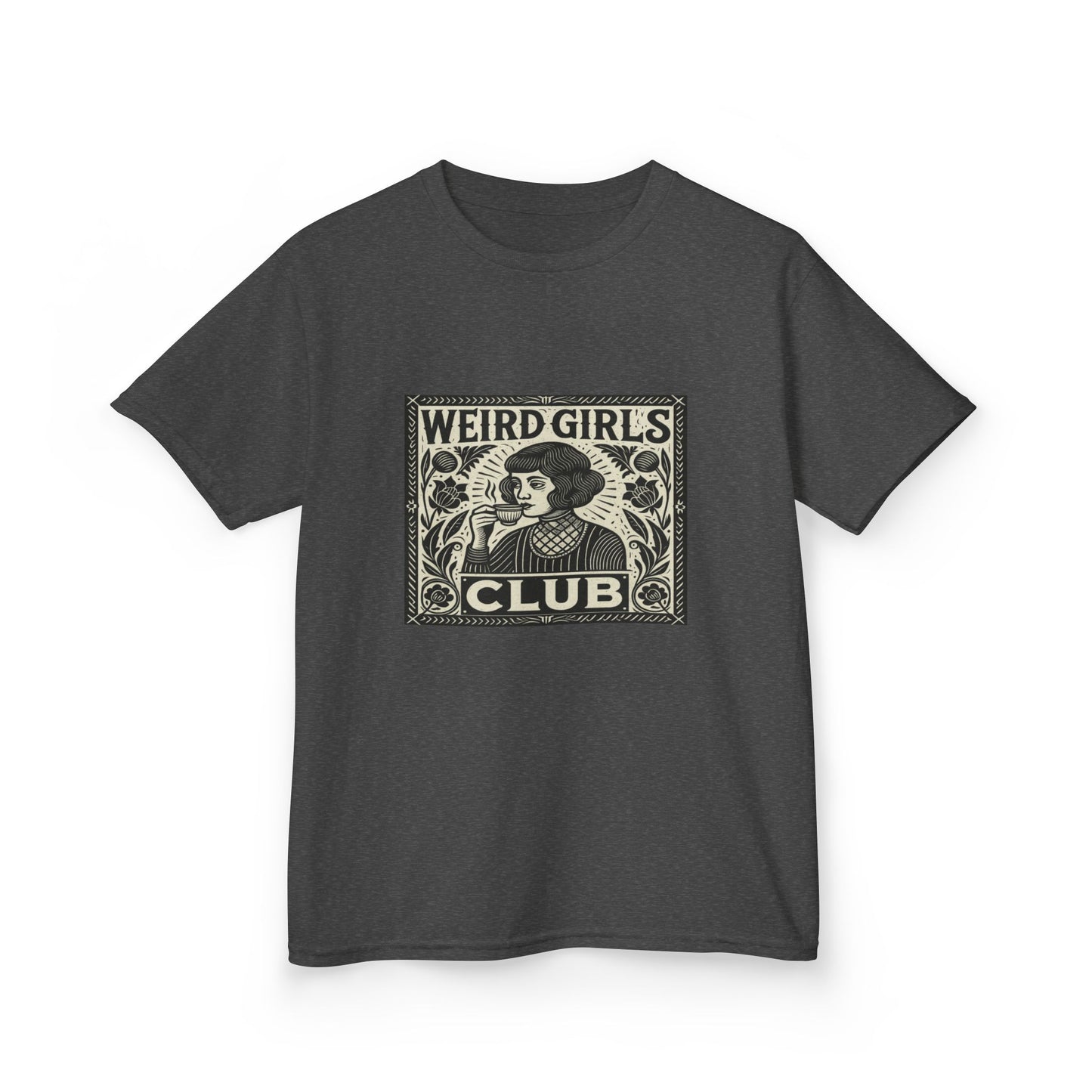 Weird Girls Club Tea Party Tee - Retro Graphic