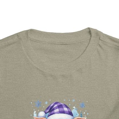 Chillin' Piggy Toddler Christmas Tee