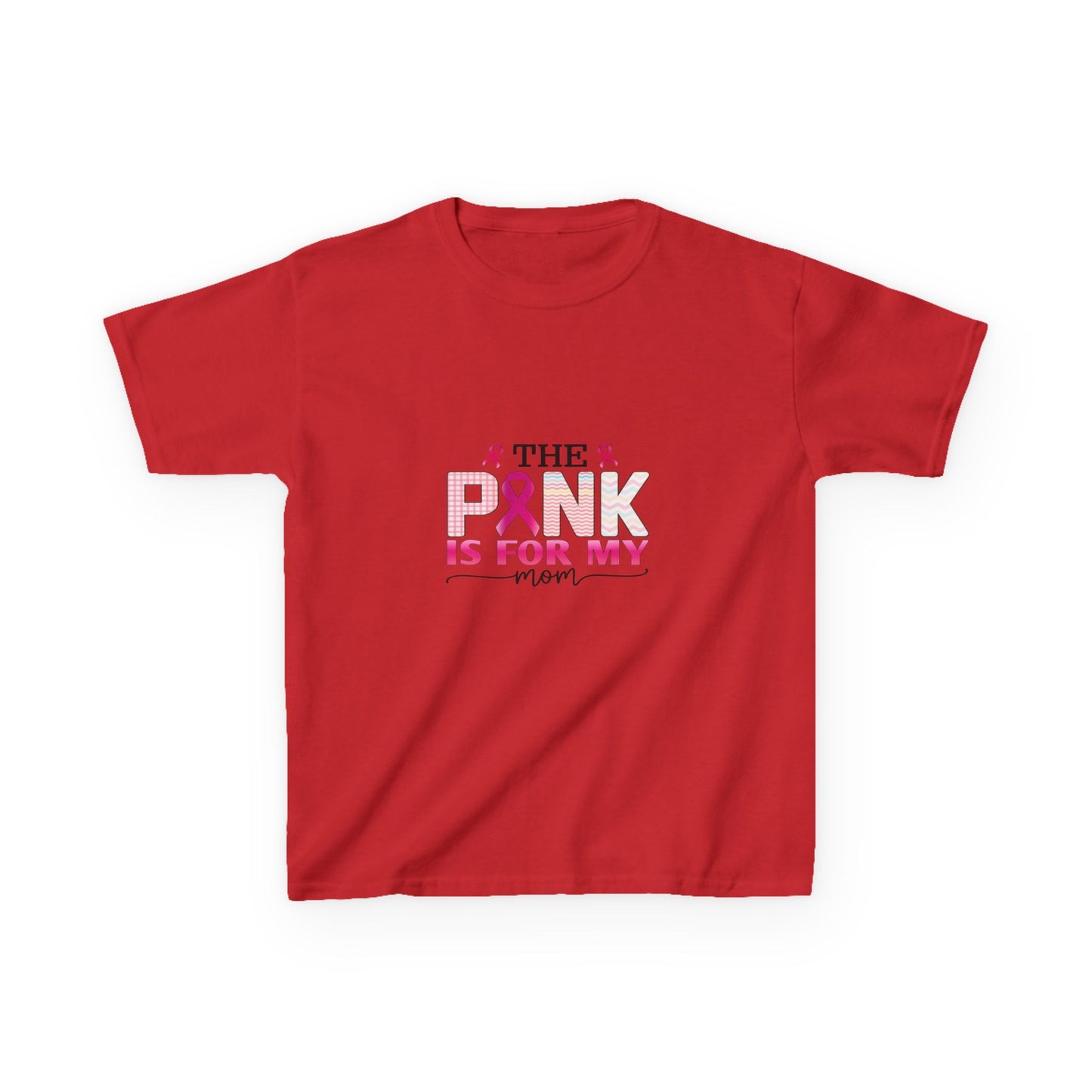 Pink Ribbon Mom Dinosaur Tee - Breast Cancer Awareness