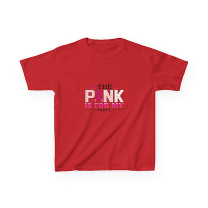 Pink Ribbon Mom Dinosaur Tee - Breast Cancer Awareness