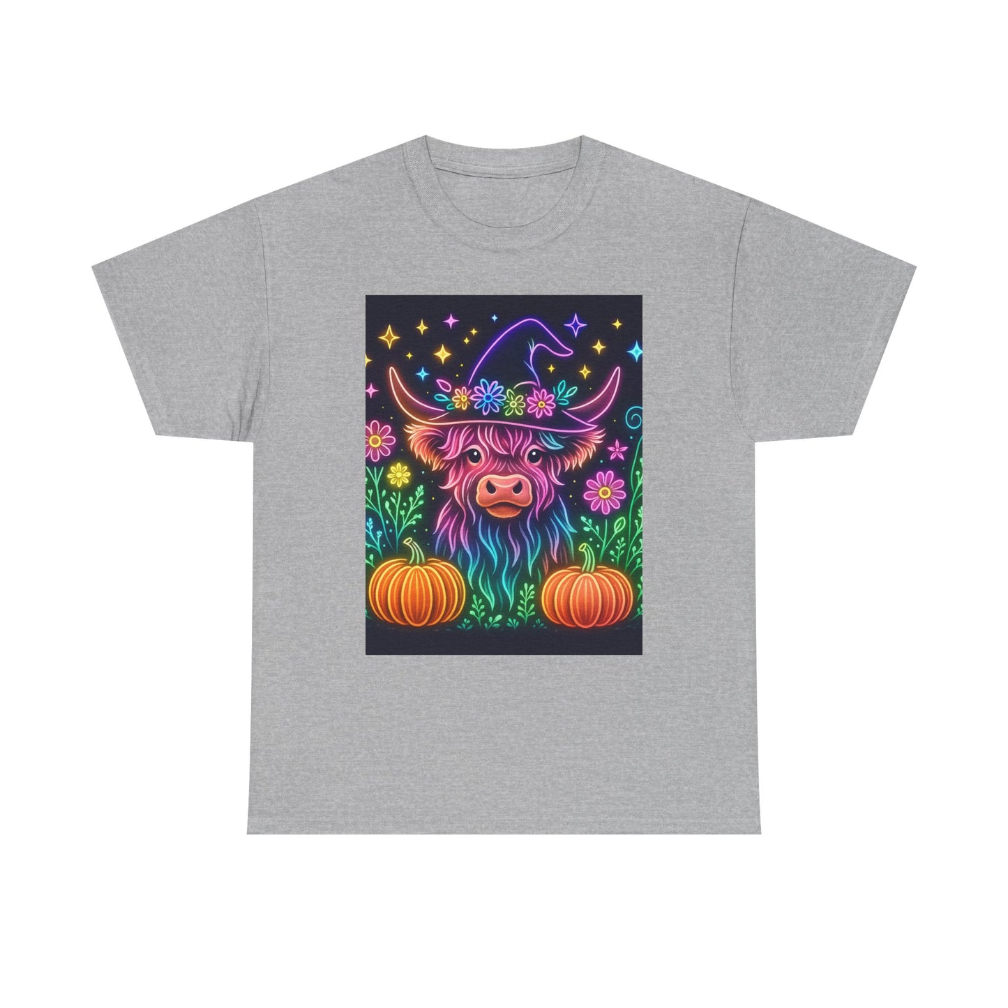 Neon Halloween Highland Tee