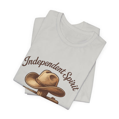 Quiet Swagger Cowboy Tee — Independent Spirit Western T-Shirt