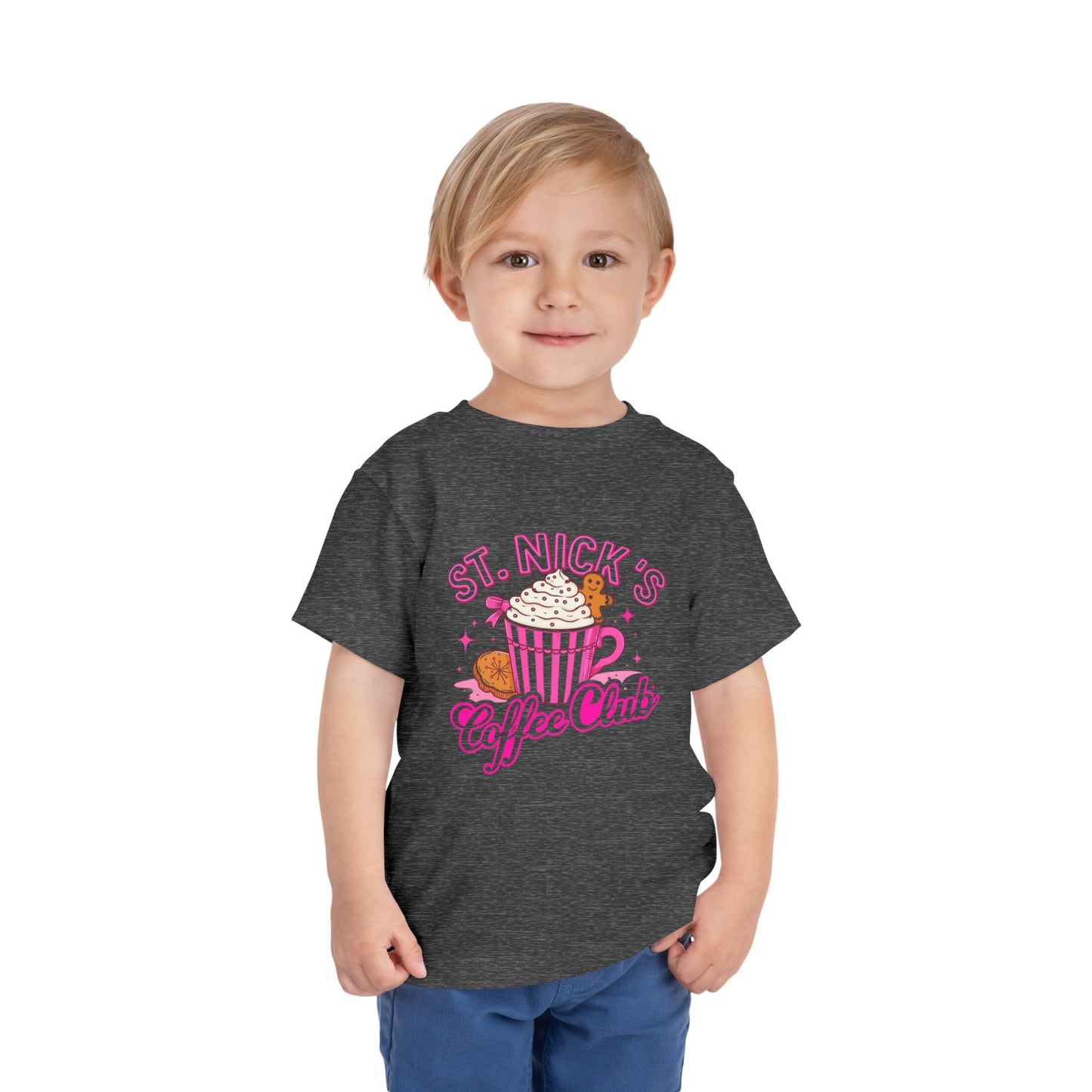 St. Nick's Coffee Club Toddler Christmas Tee