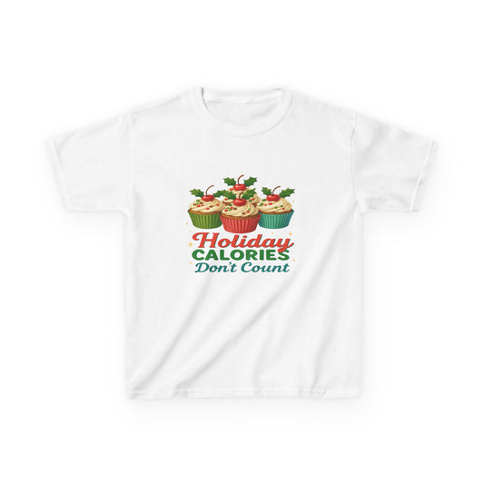 Holiday Calories Don't Count Dino Cupcake Tee