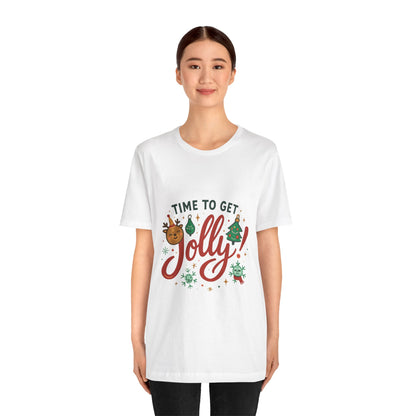 Time to Get Jolly! Christmas Tee — Festive Holiday Graphic T-Shirt