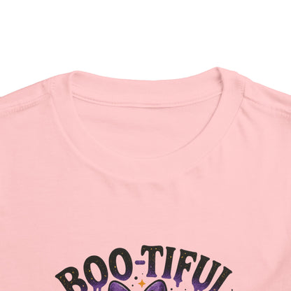 Boo-tiful Ghost Halloween Toddler Tee