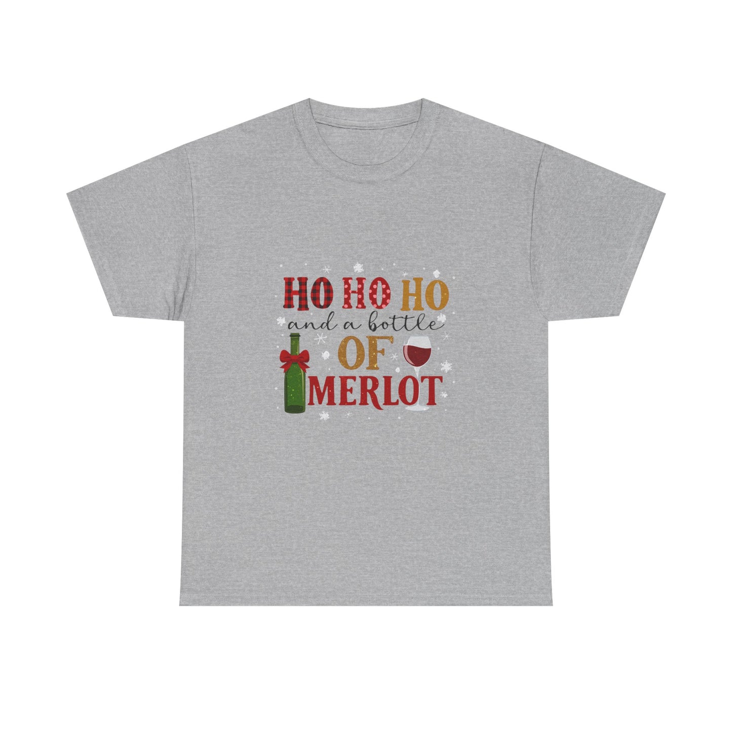 Ho Ho Ho Merlot Christmas Tee