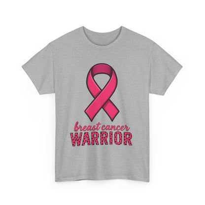 Breast Cancer Warrior Pink Ribbon Tee