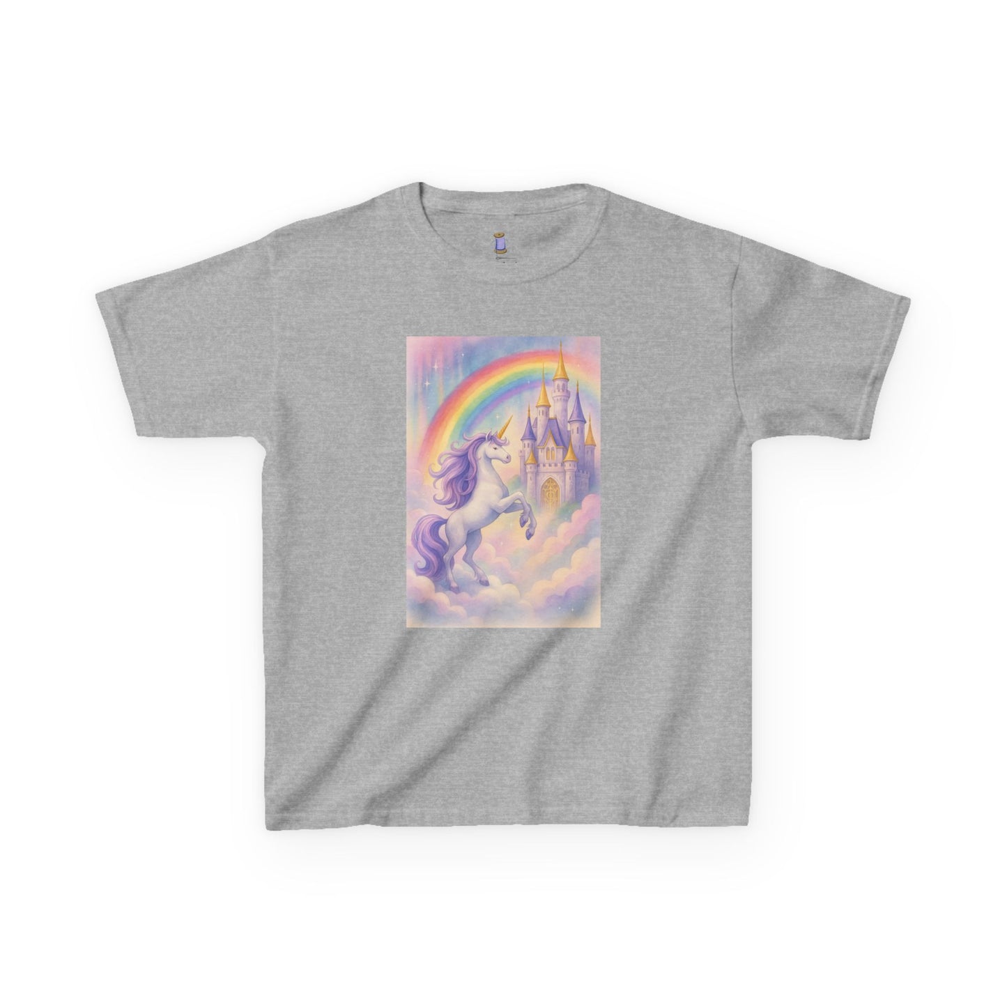 Whimsical Unicorn Kids Tee, Rainbow Fantasy Shirt, Playful Cotton Top, Birthday Gift, Magical Kids Apparel