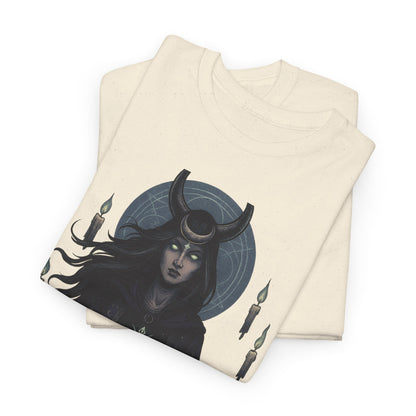 Moonlit Sorceress – Enchanted Candlelight Tee