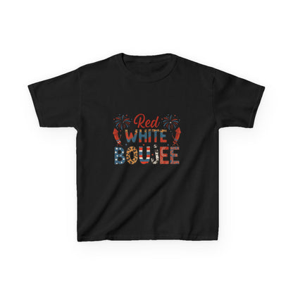 Red White Boujee Patriotic Kids Tee - 4th of July