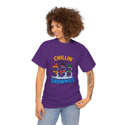Chillin' With My Snowmies - Cancer Awareness Tee