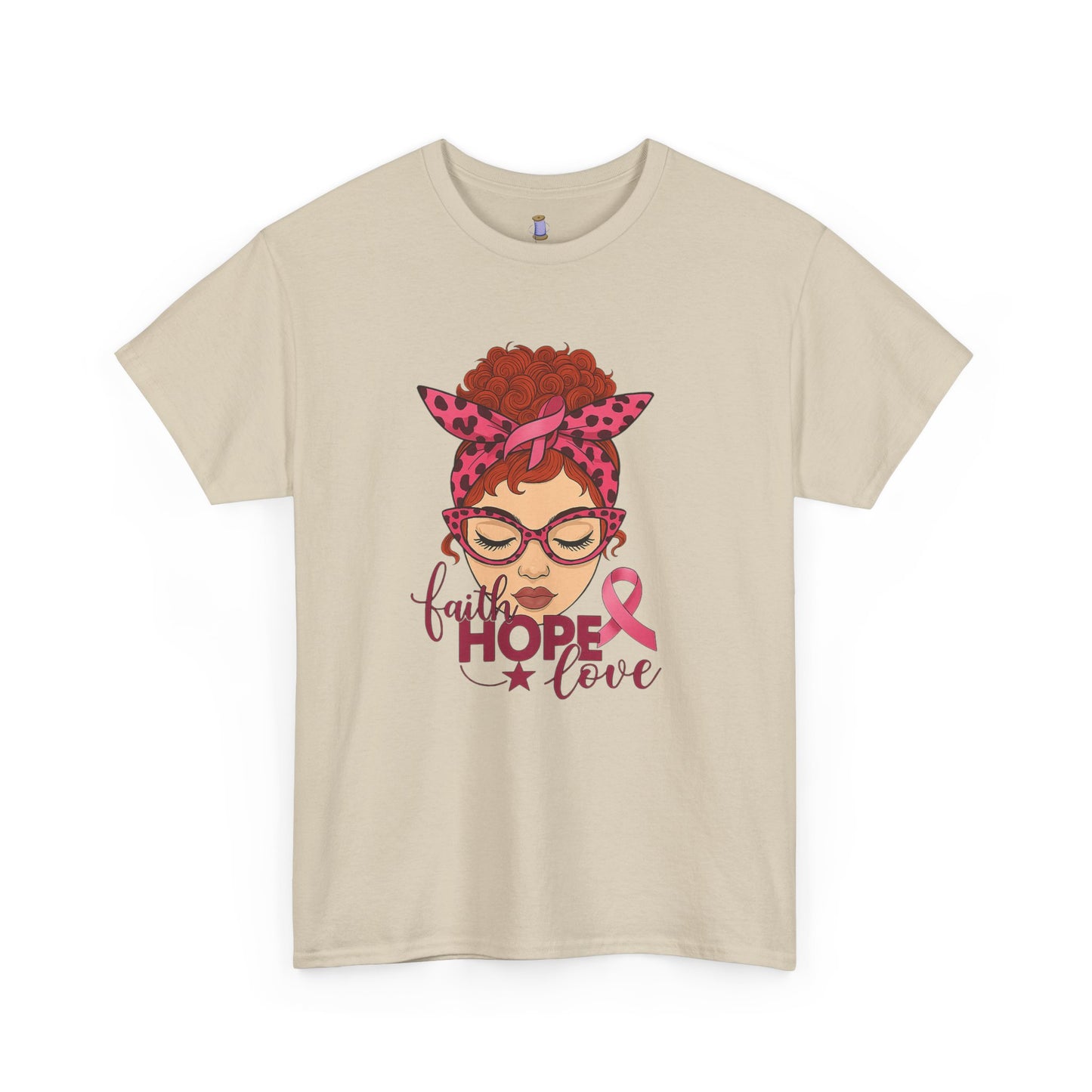 Empowering Cancer Awareness Tee, Hope Love Pink Ribbon Shirt, Inspirational Unisex Tee, Gifts for Breast Cancer Awareness, Supportive [...]