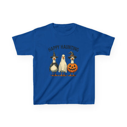 Happy Haunting Goose Halloween Kids Tee
