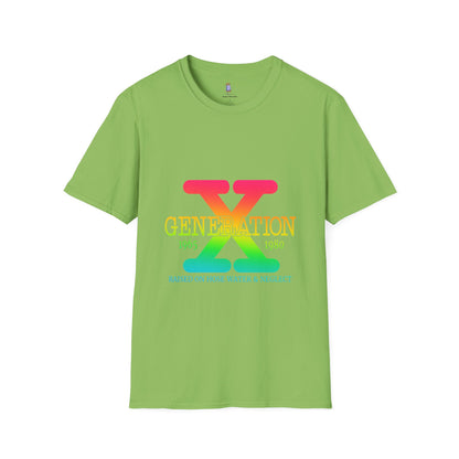 Retro Generation X T-Shirt | Vintage Style Tee, Unisex Gift, Nostalgia Apparel, 80s 90s Fashion, Graphic Tee