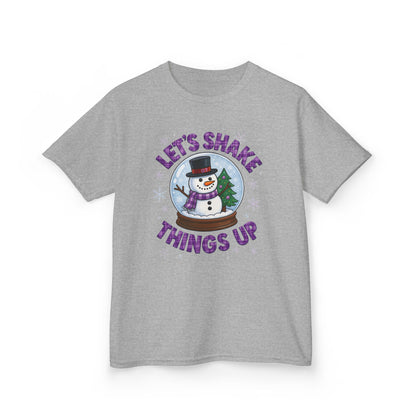 OT Snowman Snow Globe Kids Christmas Tee