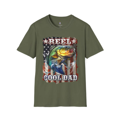 Camiseta de pesca para papá | Camiseta unisex de estilo suave para el Día del Padre, regalo de cumpleaños, aventura al aire libre, entusiastas de la pesca, ropa informal