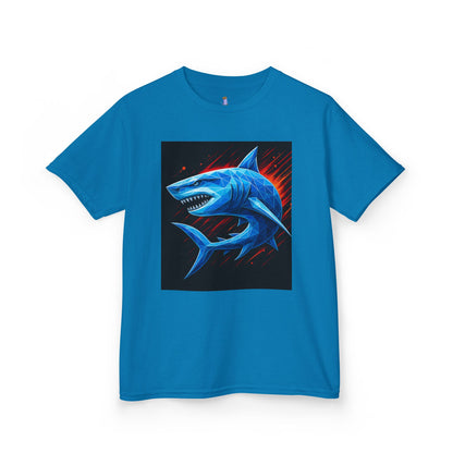 Kids Shark Graphic Tee - Cool Ocean Theme Shirt for Boys and Girls, Perfect Birthday Gift, Summer Fun, Beach Wear, Ocean Lover's Tee