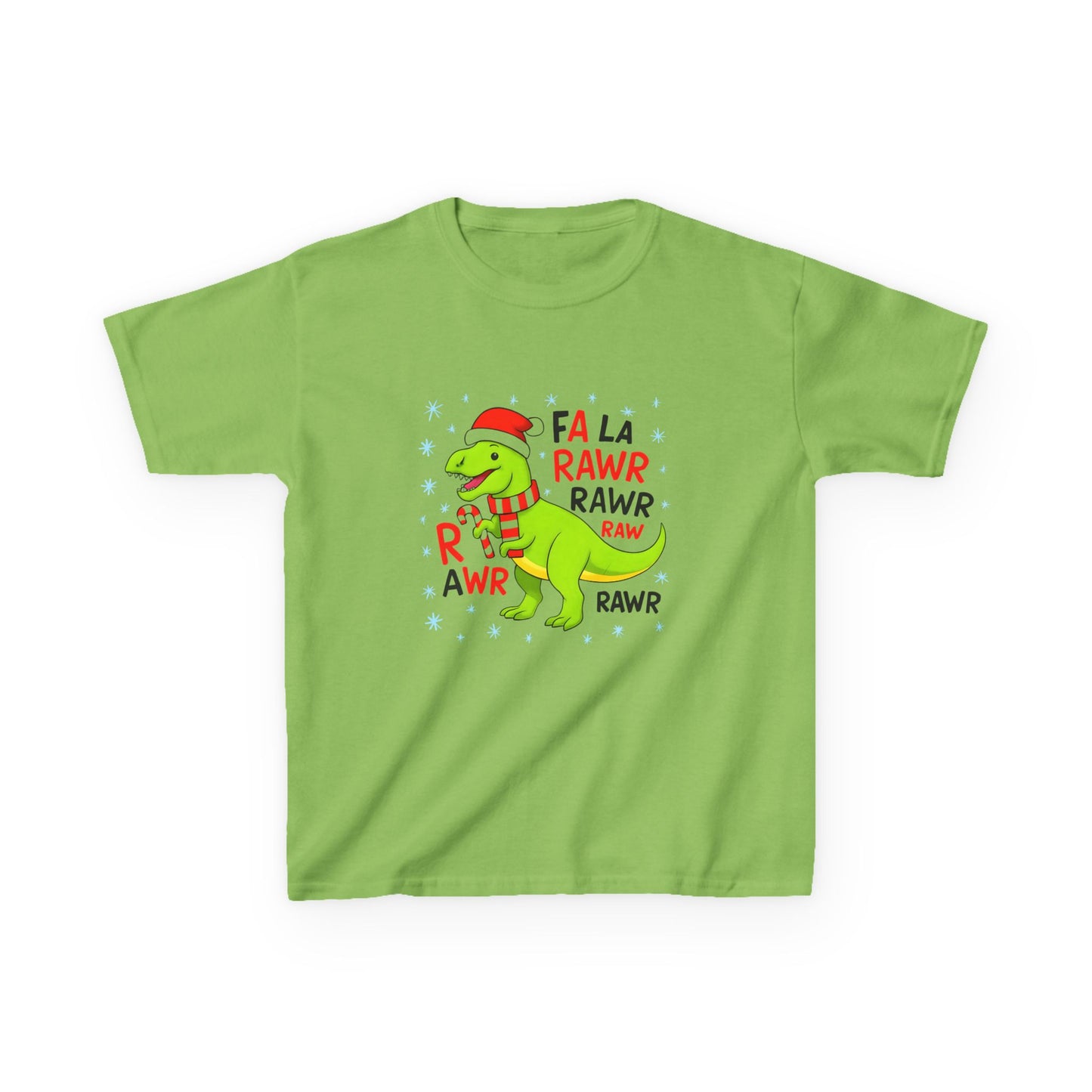 Holiday Dinosaur Kids Tee, Christmas Shirt, Fun Dinosaur T-Shirt, Kids Party Outfit, Cute Graphic Tee, Gift for Kids