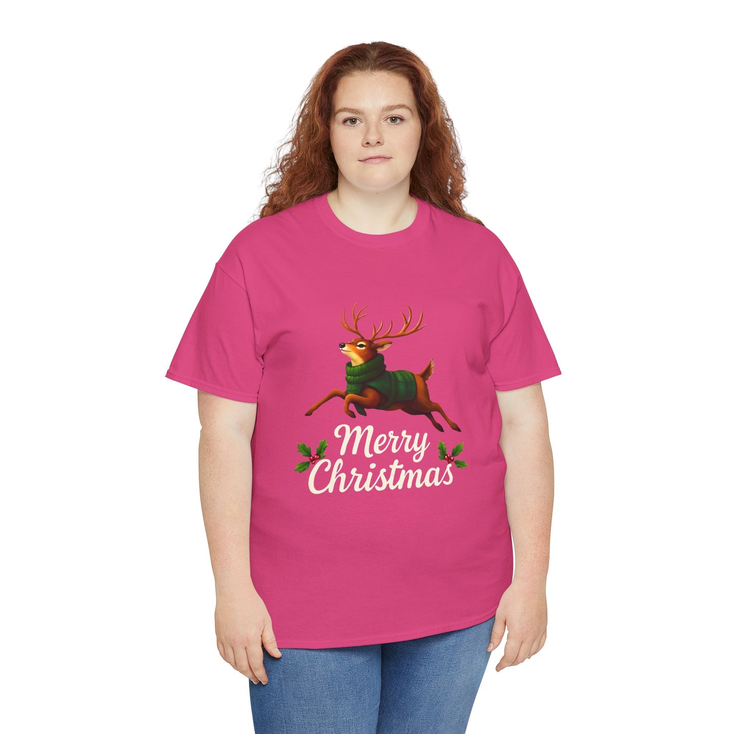 Merry Christmas Reindeer Tee