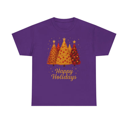 Happy Holidays Christmas Trees Tee