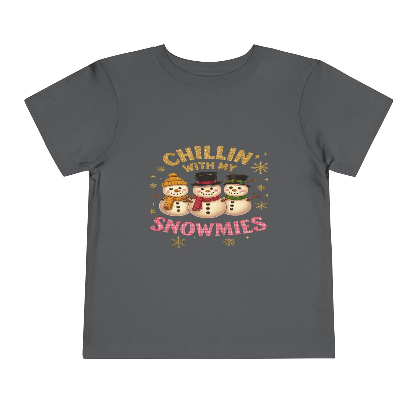 Chillin' with Snowmies Toddler Christmas Tee