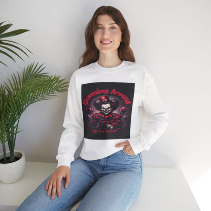 Creepy Clown Halloween Sweatshirt - Onna Thread's