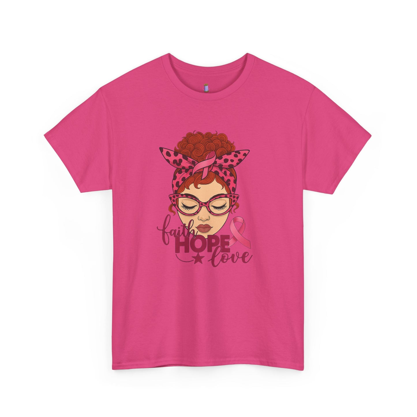 Empowering Cancer Awareness Tee, Hope Love Pink Ribbon Shirt, Inspirational Unisex Tee, Gifts for Breast Cancer Awareness, Supportive [...]