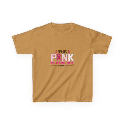 Pink Ribbon Mom Dinosaur Tee - Breast Cancer Awareness