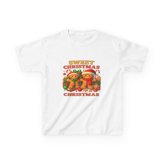 Sweet Christmas Gingerbread Dino Kids Tee