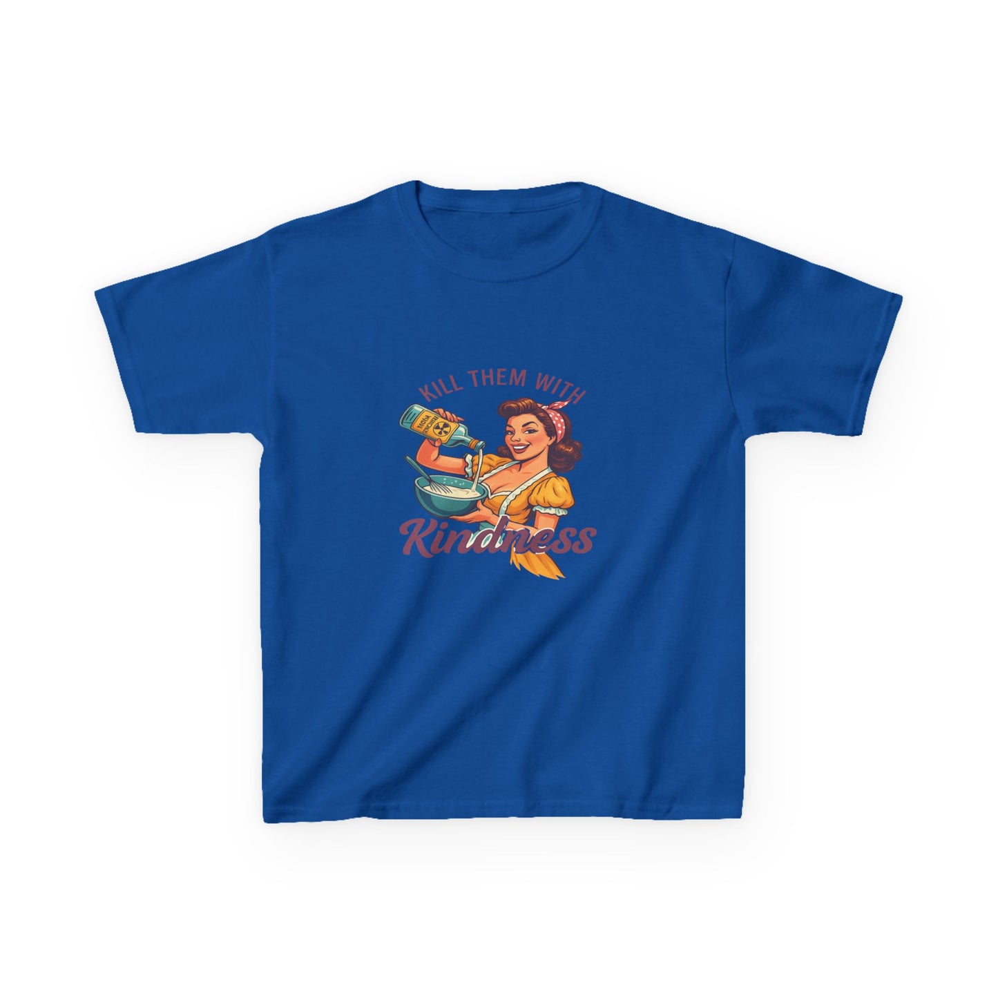 Radioactive Kindness: Funny Xmas Dinosaur Tee for Kids