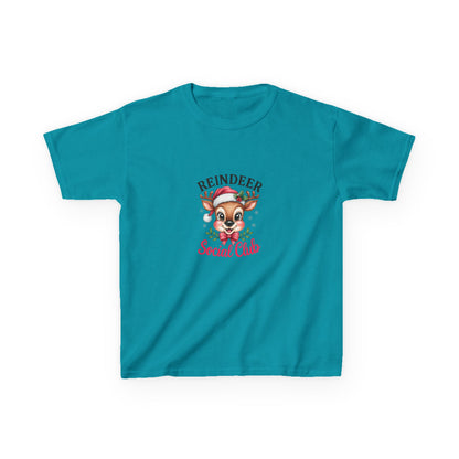 Reindeer Social Club Kids Christmas Tee