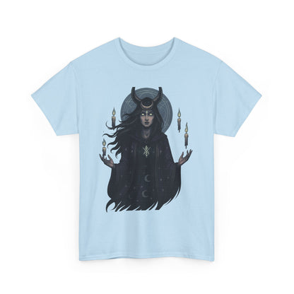 Moonlit Sorceress – Enchanted Candlelight Tee