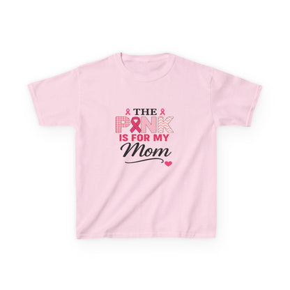 Pink for Mom Breast Cancer Awareness Dinosaur Tee