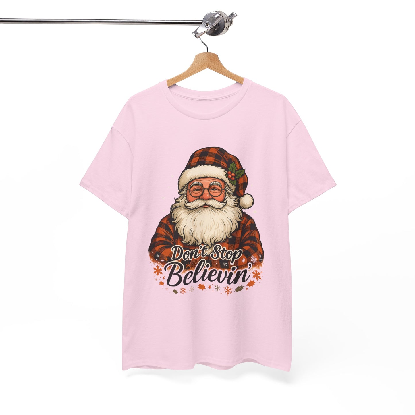 Santa Believes: Don't Stop Believin'  Tee
