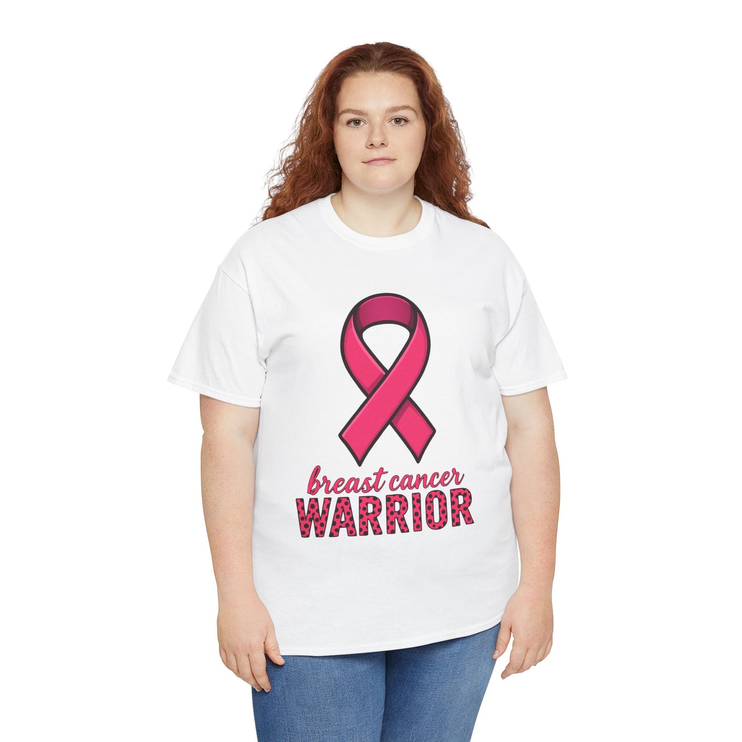 Breast Cancer Warrior Pink Ribbon Tee
