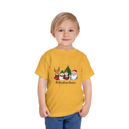 Christmas Basics Toddler Tee - Festive Holiday Fun