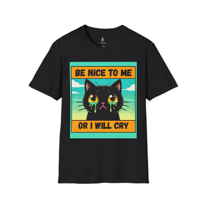 Playful Cat Graphic Tee, Unisex T-Shirt, Gift for Cat Lovers, Cute Animal Apparel, Funny Pet Quote Shirt