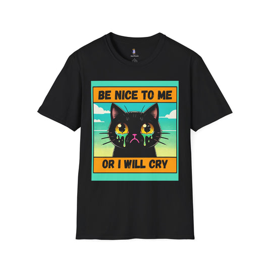Playful Cat Graphic Tee, Unisex T-Shirt, Gift for Cat Lovers, Cute Animal Apparel, Funny Pet Quote Shirt