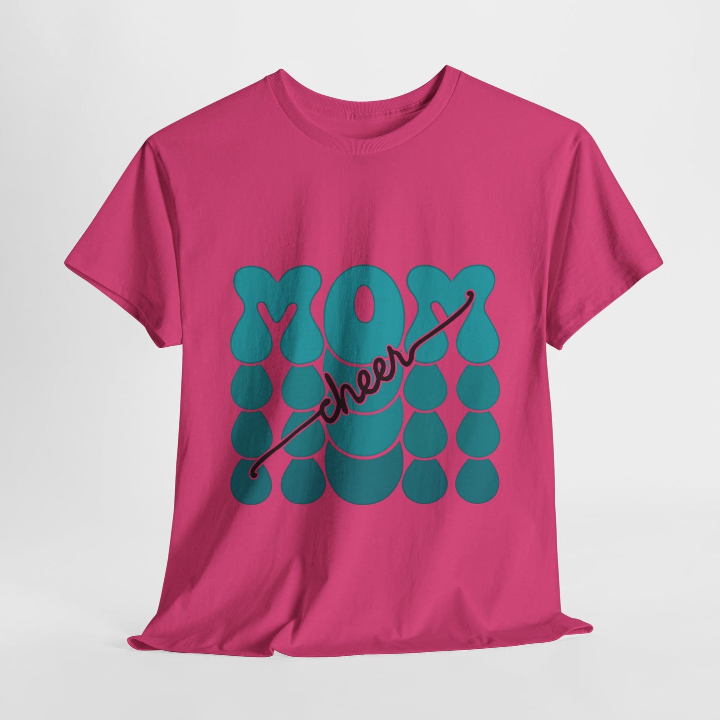 MOM Cheer – Turquoise Spirit Tee