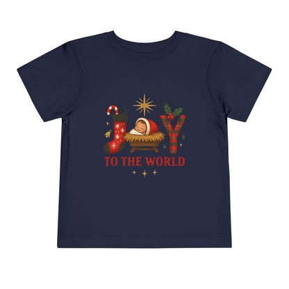 Joy to the World Toddler Christmas Tee