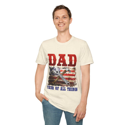 Camiseta de Papá Patriótico | Regalos para Todo | Día del Padre, Día de la Independencia, Regalo de Cumpleaños, Ropa Casual, Ropa para Papá