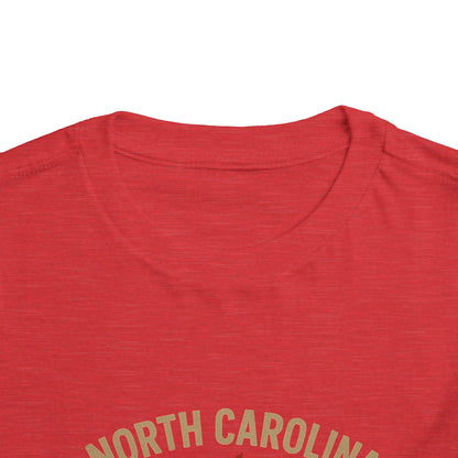 Toddler Tee - NC Cardinal and Dogwood Flower Design