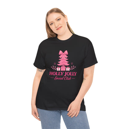 Holly Jolly Pink Tree Tee